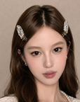 Korean-Inspired Crystal Bang Hair Clips