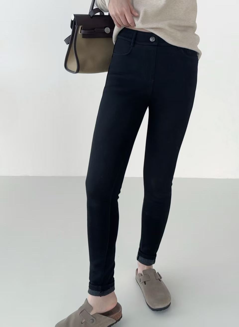Cashmere Protein Thermal Skinny Pants