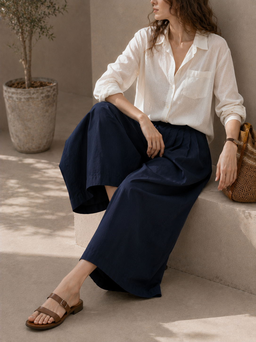 Flattering Wide-Leg Culottes