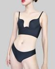 Super Push-Up Deep V-Cup Backless U-Cup Bra
