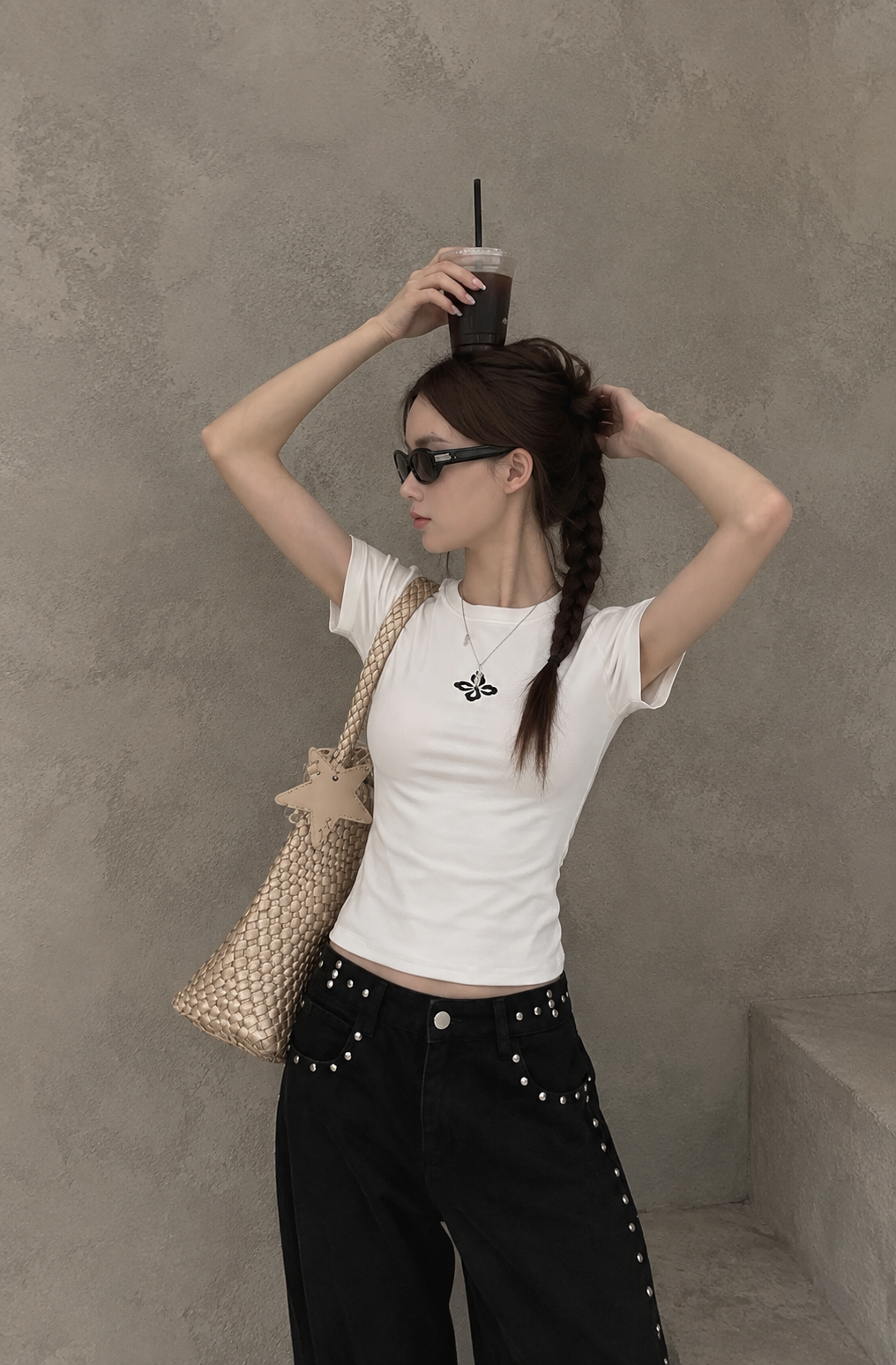 Classic fitted cotton tee