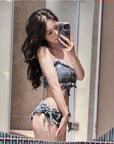 Spicy Girl Denim Bikini 2-Piece Set
