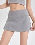A-Line Fitted Mini Skirt Shorts for Petite Figures