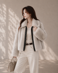 Luxury Faux Fox Fur Jacket