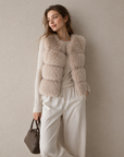 Premium Faux Fox Fur Eco Vest