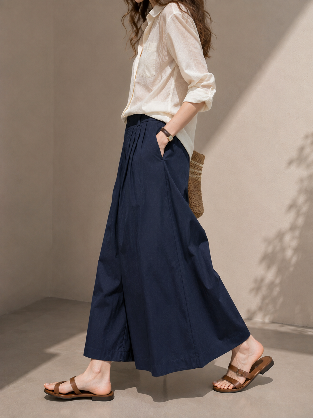 Flattering Wide-Leg Culottes
