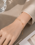 Rhinestone Pig Nose Bracelet