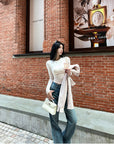 Slim Fit Long Sleeve Tee with Pony Embroidery