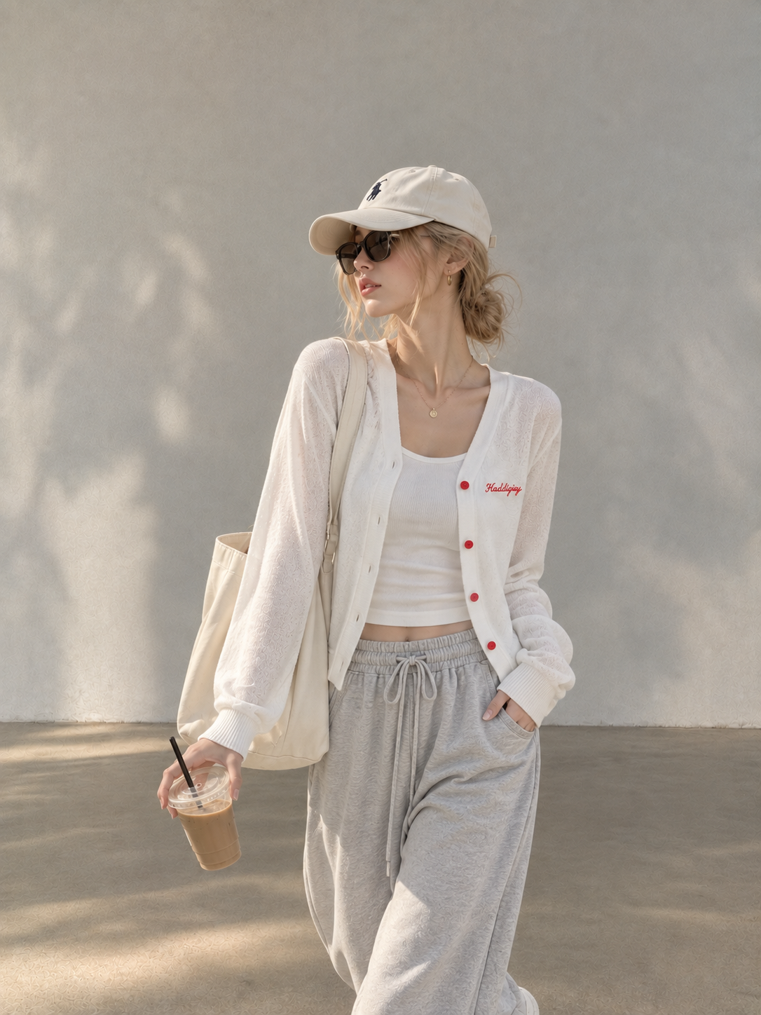 Korean-Style Lightweight Embroidered Sun Cardigan