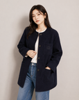 Double-Faced Wool GG Coat
