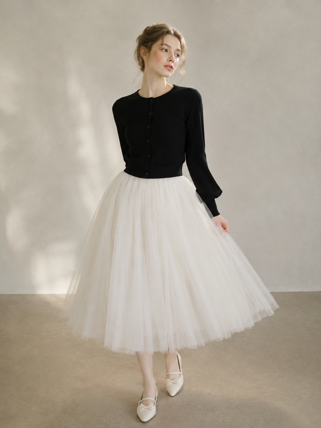 Luxe Multi-Layer Tulle A-Line Skirt