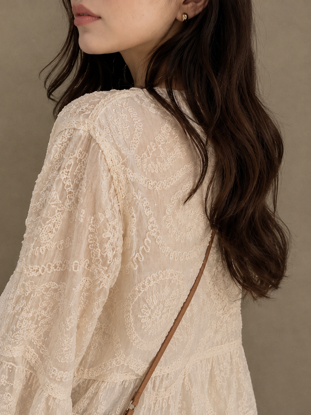 Bohemian Embroidered Crochet Top