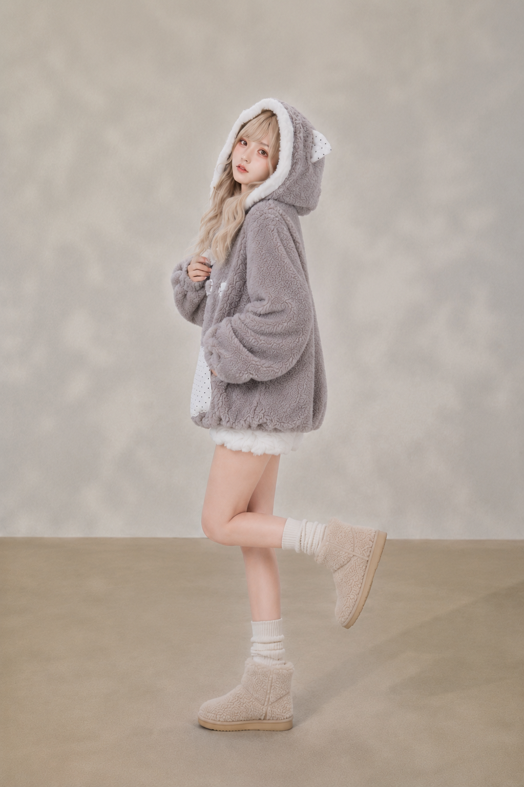 Ultra-Soft Teddy Fleece Set（Free Fluffy Shorts）