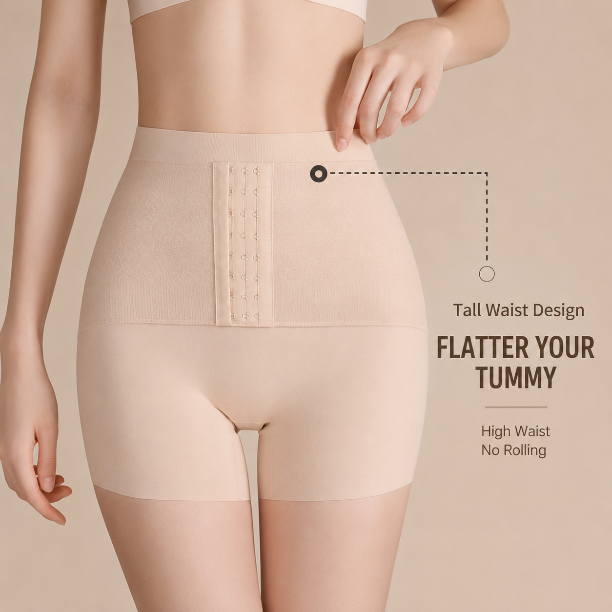 3-in-1 Tummy Control &amp;amp; Butt Lifting Safety Shorts (2-Pack)