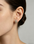 6 Pairs Korean Style 925 Silver Needle Stud Earrings Set