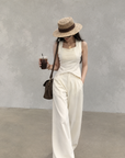 French-Style Slim-Fit Vest Top