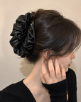 Pearlescent Silver Large Hair Claw Clip