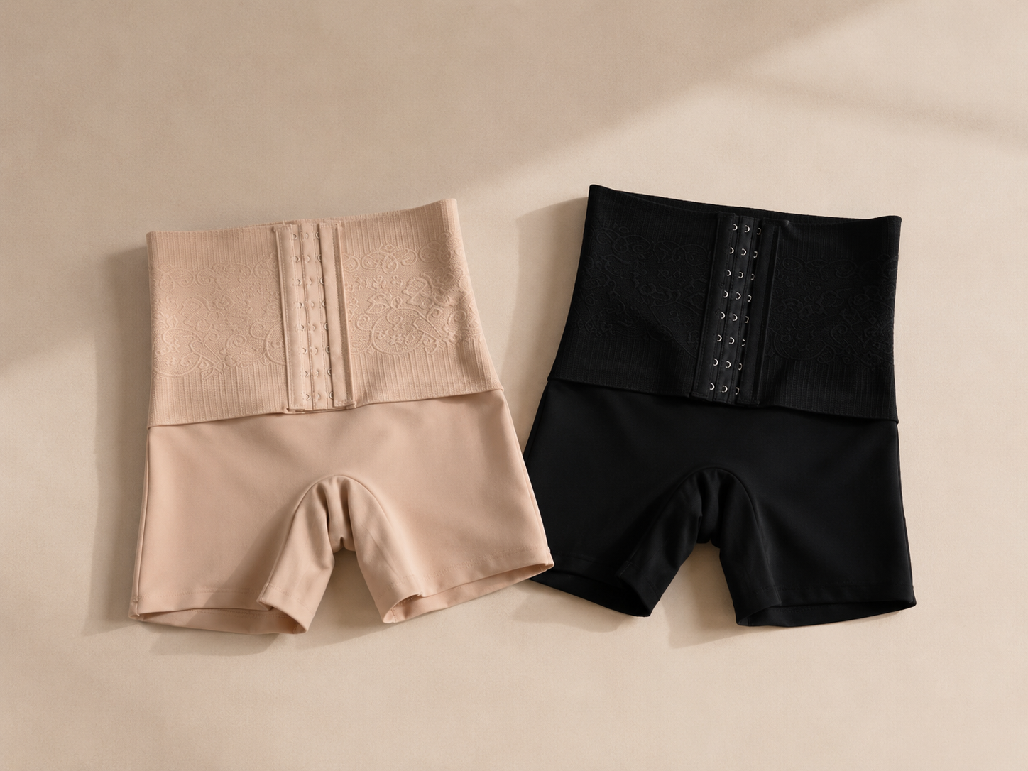 3-in-1 Tummy Control &amp;amp; Butt Lifting Safety Shorts (2-Pack)