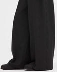Wide Waistband Casual Wide-Leg Pants