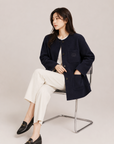 Double-Faced Wool GG Coat