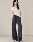 Cupro Air Wide-Leg Pants