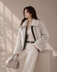 Luxury Faux Fox Fur Jacket