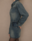 Vintage Washed Denim Dress