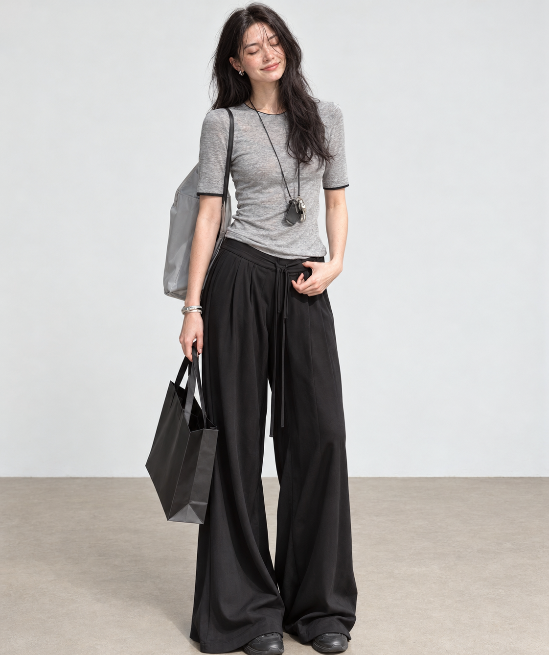 Tencel &amp;amp; Wool Stretch Top