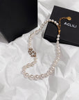 Chanel-Inspired No.5 Pearl Necklace