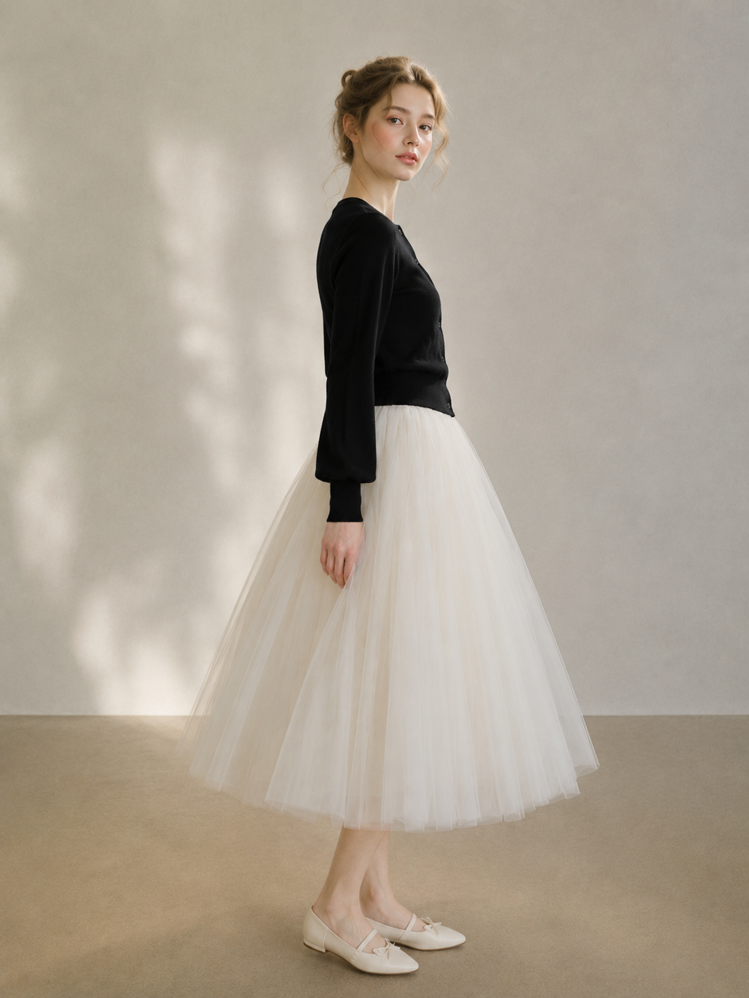 Luxe Multi-Layer Tulle A-Line Skirt