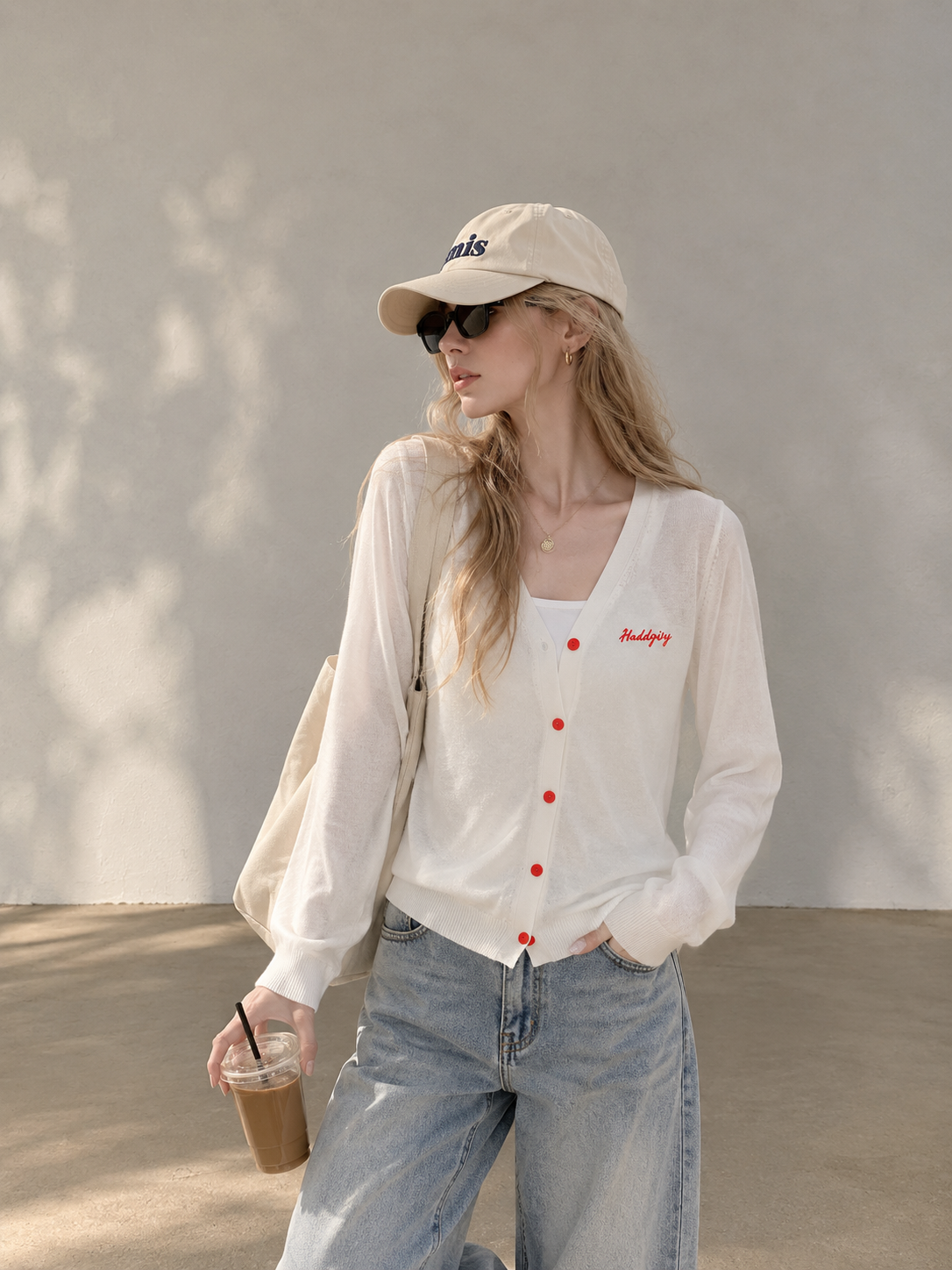 Korean-Style Lightweight Embroidered Sun Cardigan