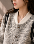 Inspired Quilted Baseball Jacket