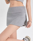 A-Line Fitted Mini Skirt Shorts for Petite Figures