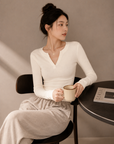 Korean AMTN Upgraded V-Neck Fleece-Lined Base Layer