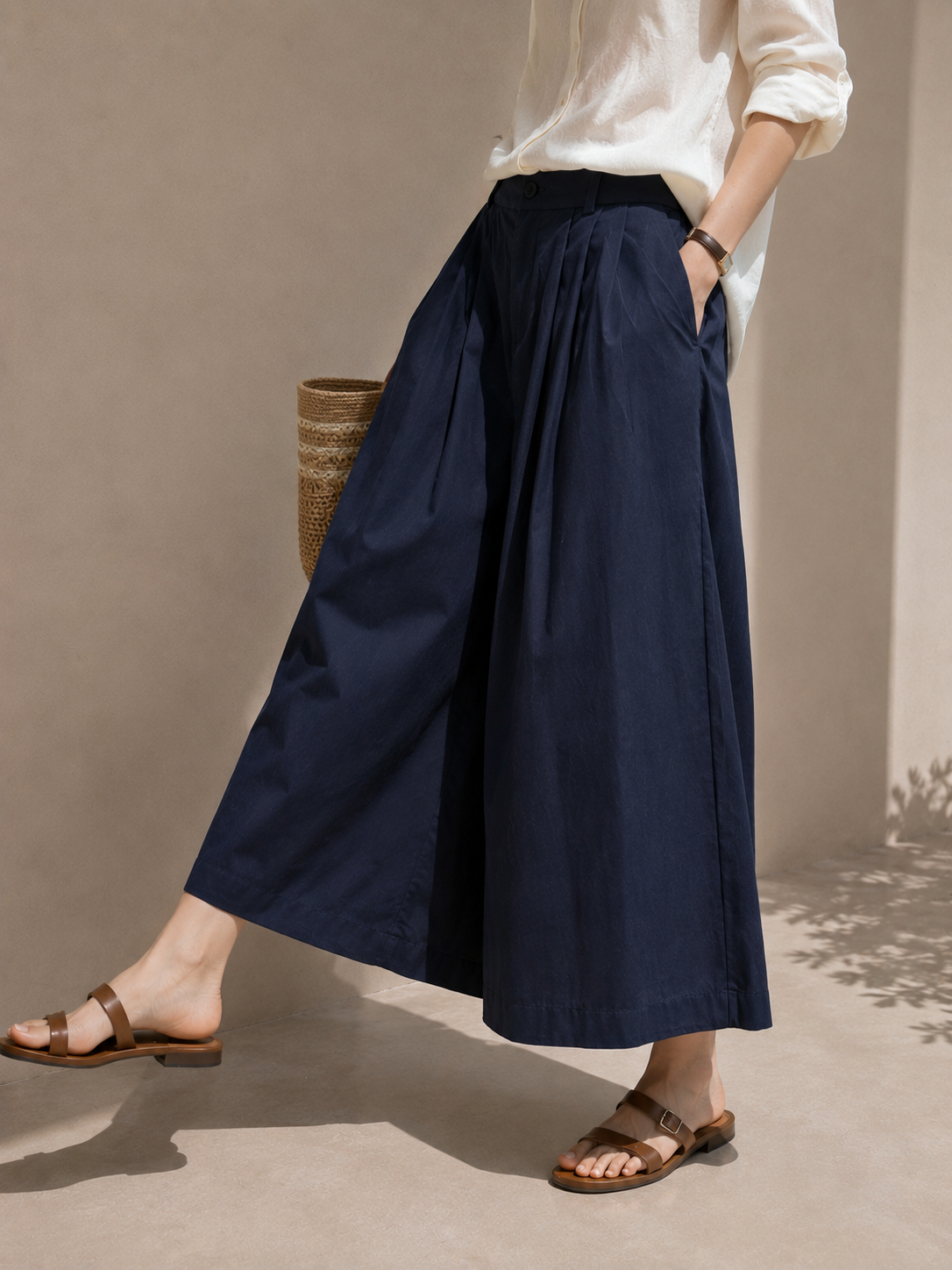 Flattering Wide-Leg Culottes