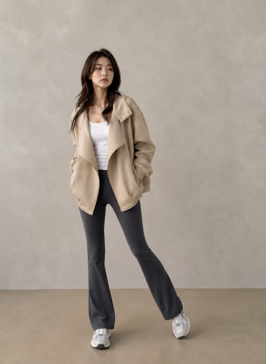 380G Double-Sided Air Layer Oversized Jacket