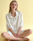 Ultra-Soft Faux Silk Shirt Nightdress