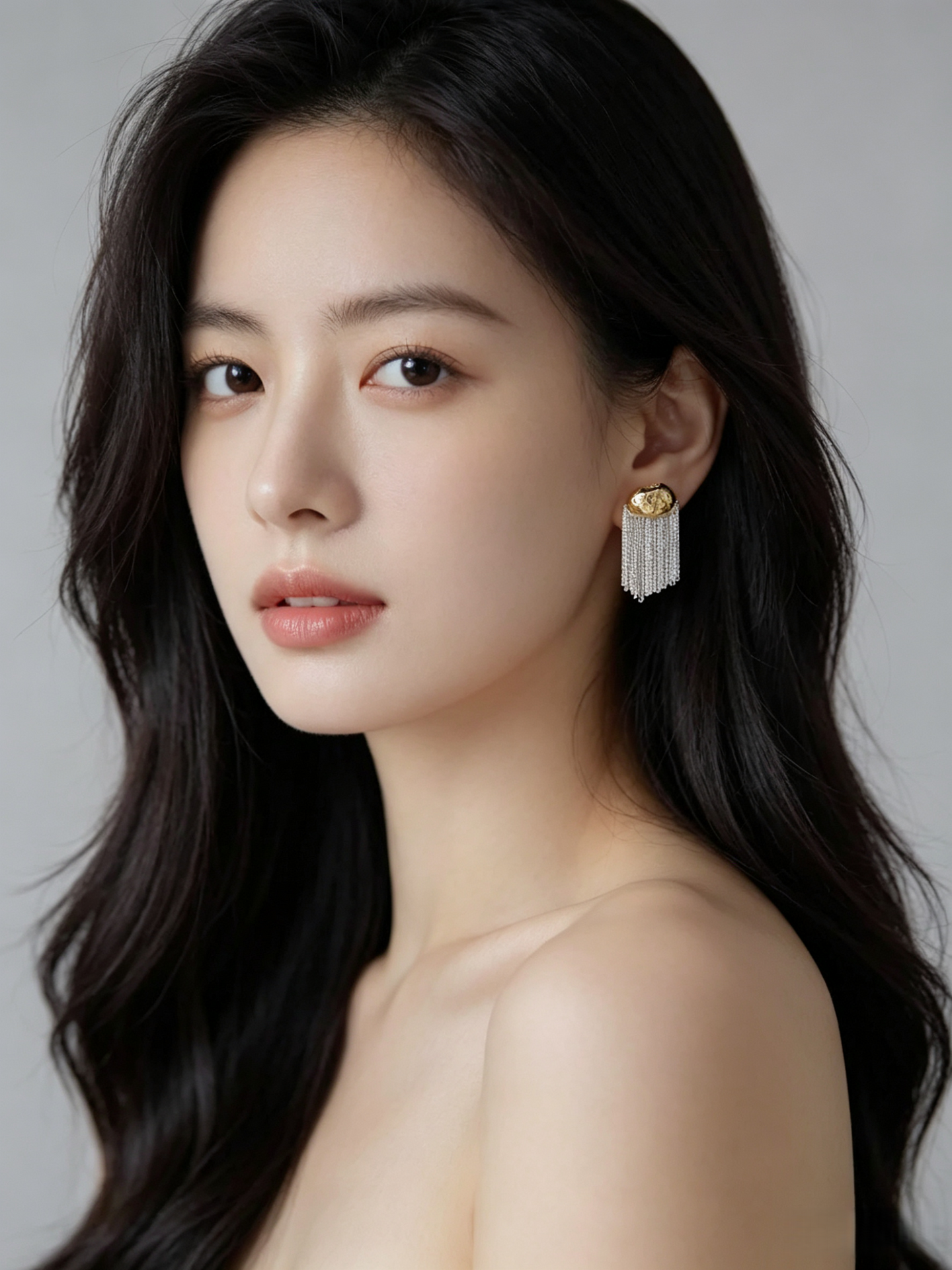 Korean tassel earrings