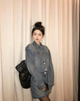 Vintage Washed Denim Dress
