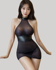 Sheer Ice Silk Bodycon Lingerie