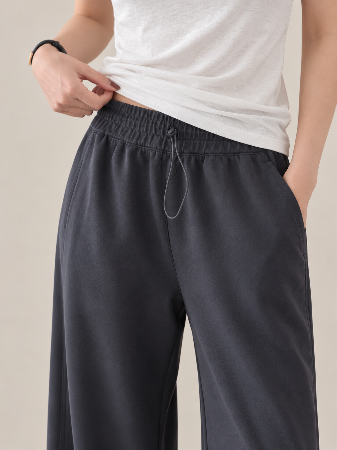 Cupro Air Wide-Leg Pants