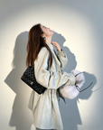 Ultra-Soft Protein Leather Trench Jacket