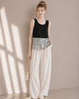 Galaxy Sequin Satin Tank Top