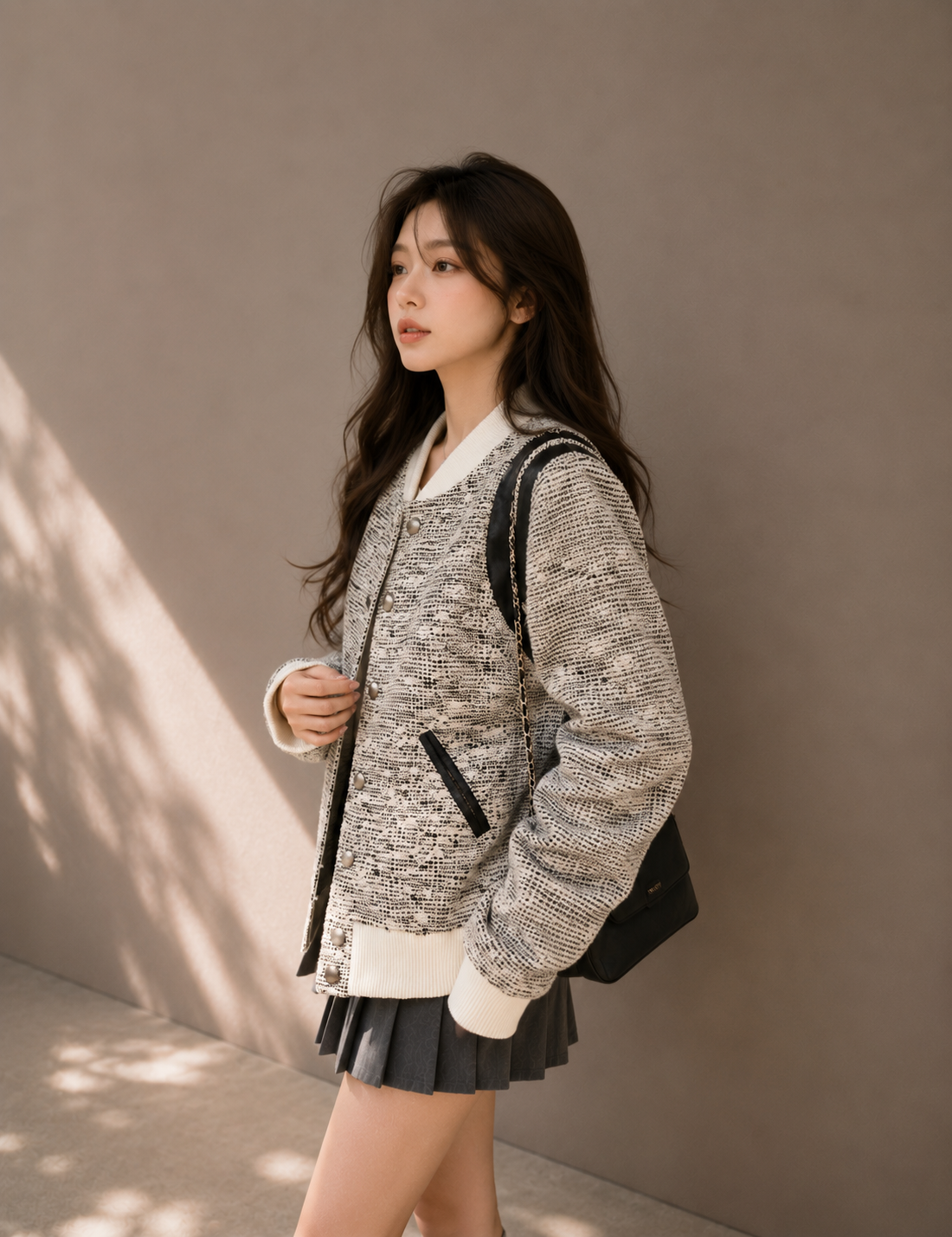 Inspired Quilted Baseball Jacket