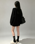 Triomphe Contrast Logo Knit Sweater with socks
