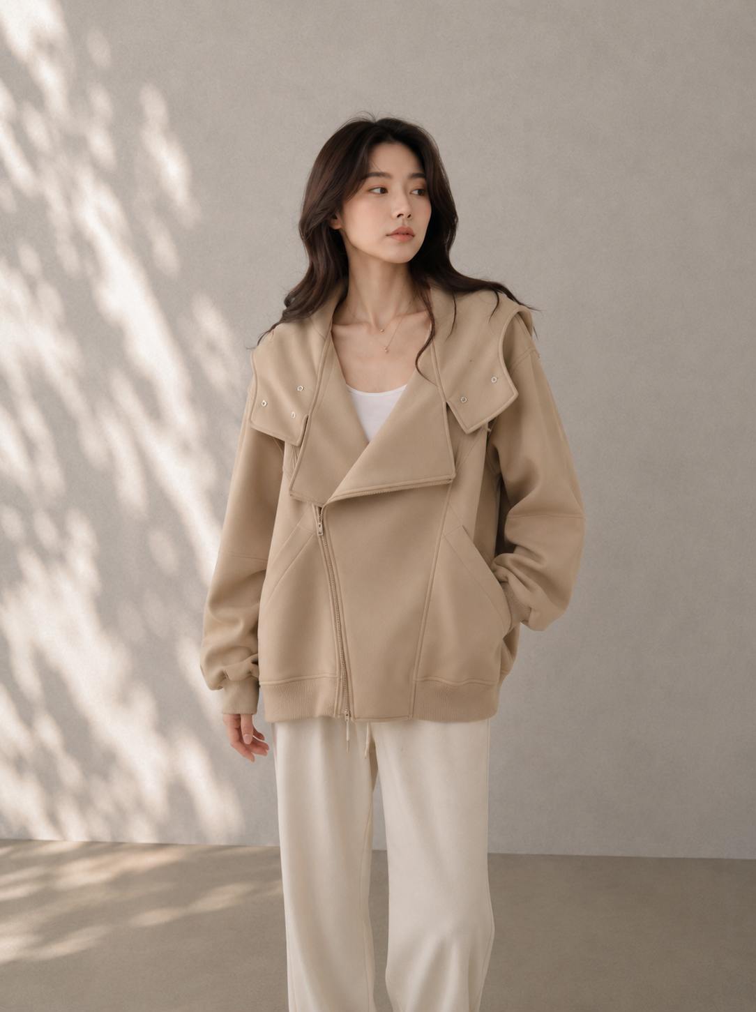 380G Double-Sided Air Layer Oversized Jacket