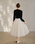 Luxe Multi-Layer Tulle A-Line Skirt