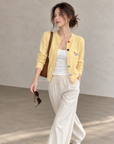 Dopamine Colour-Button Knit Cardigan