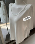 300g Heavyweight Relaxed Drape V-Neck Tee