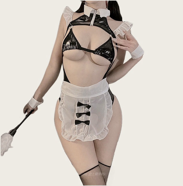 Flirty Maid Lingerie Multi-Piece Set